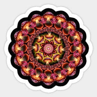 Amanita Mandala by Mandala Magic Sticker